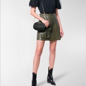 Miu Miu Matelassé oval-shape shoulder bag